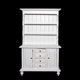 Maxbell 1/12 Dollhouse Miniature Furniture Multifunctional Wooden Cabinet Bookshelf