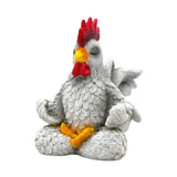 Maxbell Rooster Sculpture Resin Cute Animal Model Figure for Backyard Indoor Outdoor