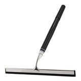 Maxbell Shower Squeegee Sturdy Telescopic Window Squeegee for Mirror Floor Bathroom Argent