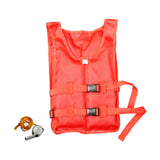 Maxbell Life Jacket Foldable Multipurpose Life Vest for Tubing Water Sports Swimming Red