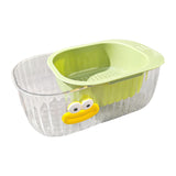 Maxbell Kitchen Strainer Colander Bowl Set 2 in 1 Double Layered Strainer for Mixing Green