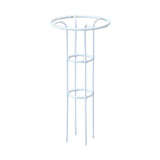 Maxbell Garden Obelisk Trellis Metal Plant Trellis for Climbing Plants Flowers Vines 100cm White