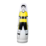 Maxbell Inflatable Football Training Mannequin Accessory Football Trainer Tumbler Adults Yellow