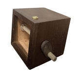 Maxbell Photo Album Flipbook Photobook Rustic Hand Crank for Travel Events Valentine Walnut