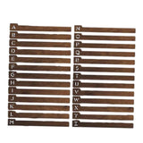 Maxbell 26 Pieces Vinyl Record Dividers for CD Book Shelf Library Record Exhibitions