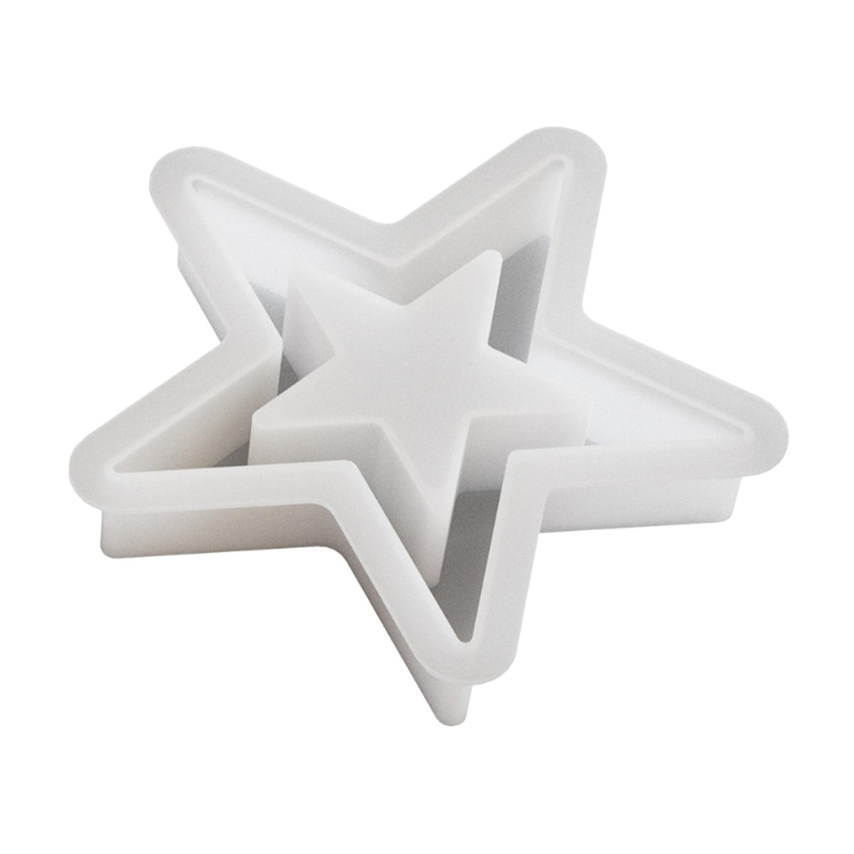 Star Shape Mould Handmade Silicone Casting Mould for Chocolate Candy Cupcake L