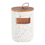 Maxbell Ceramic Storage Canister Portable Seal Jar with Top Handle Storage Container sugar