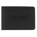 Maxbell Unisex Slim Waterproof Leather Wallet Credit Card Holder Case Sleeve Black