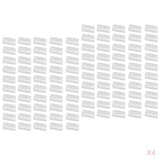 Maxbell 400pcs Adhesive Lip Adapter or Hanger for Earring Card Display