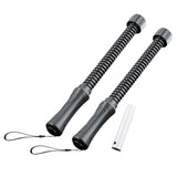 Maxbell 2 Pieces Battle Ropes Quiet Cardio Training Rope for Men Women Battling Home Black
