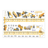 Maxbell Kids Growth Height Chart Wall Stickers Cartoon for Home Living Room Playroom B