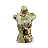 Maxbell Female Mannequin Torso Fashion Hanging Hook for Store Retail Dressmaker Form Gold