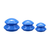 Maxbell 3x Massage Cup for Body Relaxation Massaging Face Deep Tissue Dark Blue
