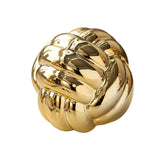 Maxbell Knot Statue Sculpture Ceramic Figurine Artwork Creative Yarn Ball Ornament