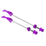 Maxbell Maxbell Bicycle Quick Release Skewers Road Bike Cycling Wheel Hub Skewers Purple