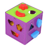 Maxbell Baby Sorter Toy Colorful Cube Developmental Fun for Boys Girls Children Gift