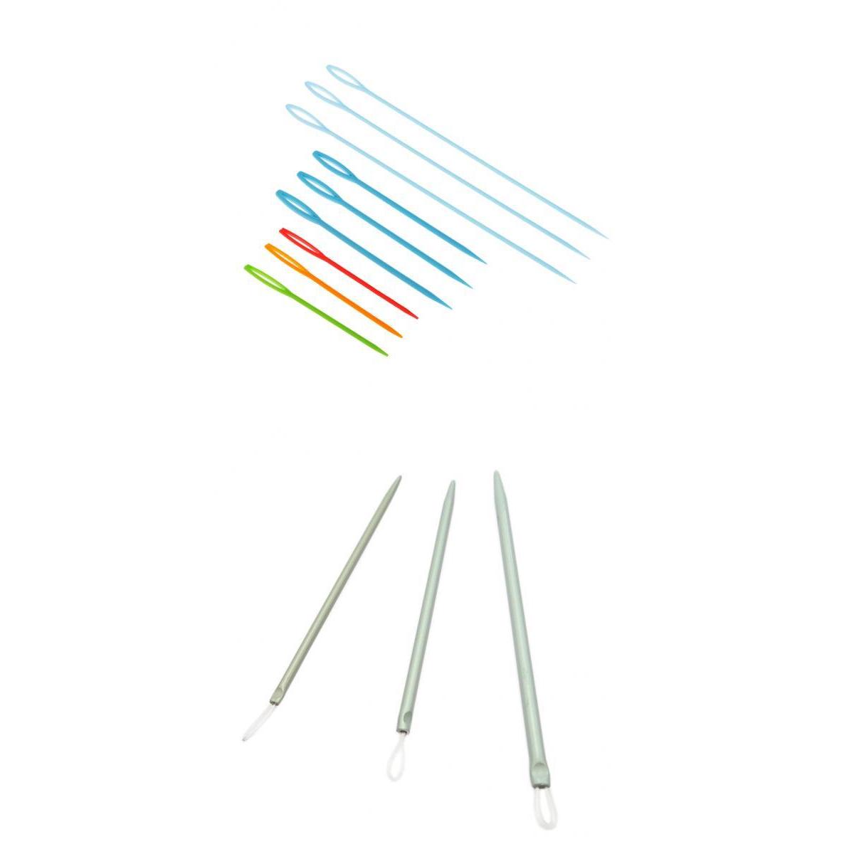 Maxbell 12pcs/lot Wool Tapestry Needles Knitting Accessories for Needlework Craft