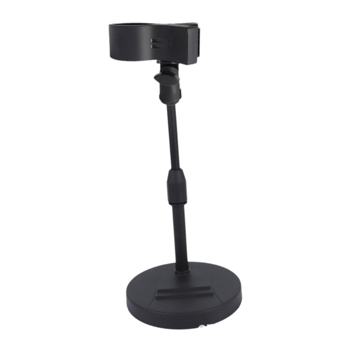 Maxbell Table Microphone Stand with Mic Clip for Live Streaming Accessory Adjustable Black