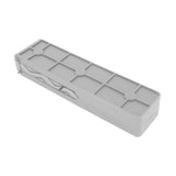 Maxbell Stove Top Magnetic Rack Storage Organization Easy to Use Seasoning Organizer Gray
