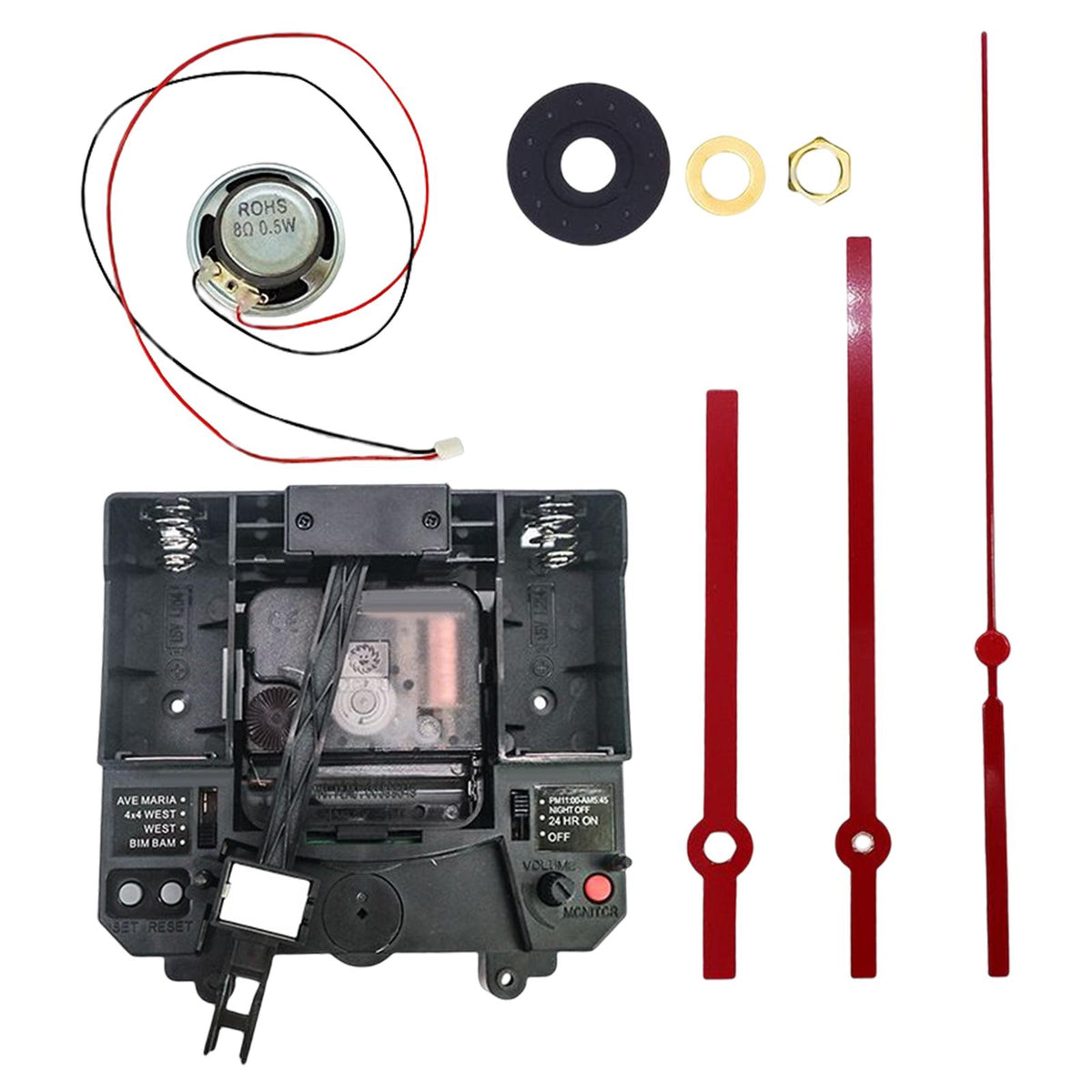 Maxbell Maxbell Quartz Pendulum Clock Movement Replacement Repair Accessories  Style J