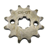Maxbell 12T 428 Chain/Pitch Front Sprocket Cog Pit/Trail/Dirt bike ATV Quad 17mm - Aladdin Shoppers
