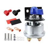 Maxbell 12V Battery Disconnect Switch Battery Cut Off Switch for Vehicle Car RV Blue