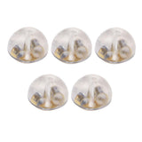 Maxbell 10 Pairs Earring Backs Soft Clear Silicone Small Metal Spacers DIY Findings
