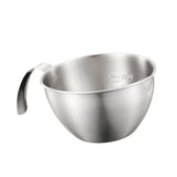 Maxbell Espresso Pouring Cup Mixing Bowl with Spout and Handle for Bakery Restaurant S