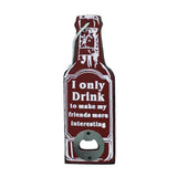 Maxbell Vintage Wooden Multipurpose Beer Bottle Opener Wall Mounted Red Ionly - Aladdin Shoppers