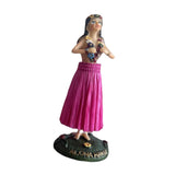 Maxbell Girl in Skirt Statue Artwork Resin Figurine with Base for Office Shelf Study Red Standing