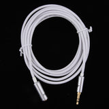 3.5mm Extension Audio Male To Female Headphone Cable White 2meter - Aladdin Shoppers