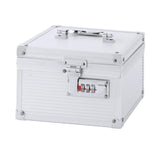 Maxbell Combination Lock Box 6.30x6.30x4.53inch Lock Box for Passports Money Realtor