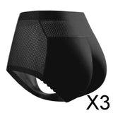 Maxbell 3xSexy Butt Lifter Panties Buttocks Shaper Fake Padding Underwear Black S