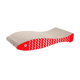 Maxbell Cat Scratching Board Sturdy Cardboard Cat Scratcher for Kitten Kitty Playing Red
