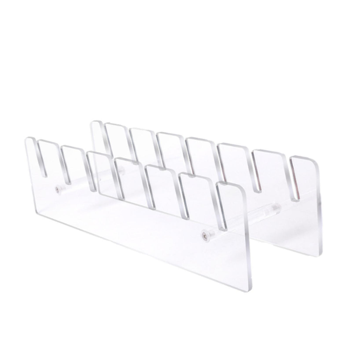 Maxbell Maxbell Acrylic Hat Holder No Install Hat Stand for Bedroom Desktop Flat Billed Hats Clear S
