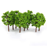 Maxbell 30Pieces Green Model Trees 1/150 HO N Layout Train Railway Scenery Building