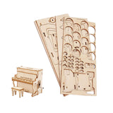 Maxbell 3D Puzzles Aesthetic DIY Piano Music Box for Holiday Birthday Gift Men Women