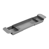 Extendable Bathtub Tray Books SPA Holder Travel Phone Retractable Drain Rack
