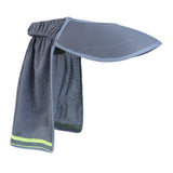 Maxbell Hard Hat Sun Shade Sunproof Neck Shade for Women Men Summer Building Workers Gray 40cmx50cm