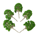 Maxbell 20PCS Train Park Street Landscape Model Mulberry and Pine Trees Scale 1:50 - 75