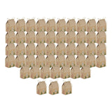 Maxbell 50x Christmas Kraft Paper Bags Cookie Gift Bags for Festival Christmas Party