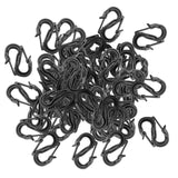 Maxbell 50x Keychain Clips Buckles Double Head Hooks for Awning Fixed Outdoor Travel