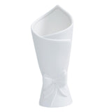 Maxbell Maxbell Ceramic Vase White Modern Minimalist Centerpiece for Home Decoration Gift StyleC