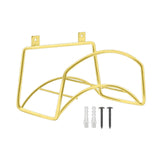 Maxbell Garden Hose Holder Wall Mount Hanger Water Hose Stand for Home Patio Outside Gold