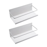 Maxbell 2Pcs Magnetic Spice Rack Side of The Refrigerator Storage for Home Apartment White
