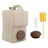 Maxbell Water Container Easy Cleaning Canister Water Tank for Barbecue Camping Beige 19L