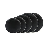 Maxbell 5x Drum Silent Mute Drum Pad Double Sided Silent Drum Pad for Drum Players 10 12 14 14 18in