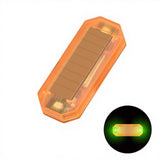 Solar Light, Waterproof Rear light, Warning, Night Cycling Yellow Green Light