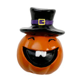 Maxbell Halloween Pumpkin Decoration Resin Pumpkin Figurine for Patio Home Bookshelf Style C
