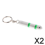 Maxbell 2xEliminator Electrostatic Canceller Car Remover Anti Static Key Chain Green